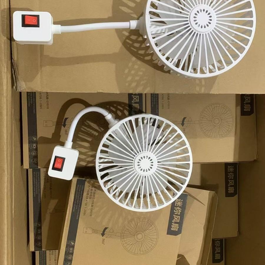 Portable Fan with Integrated Three-Prong Plug, Small Fan for Home Use, Plug-In Fan, Universal Small Fan, Dropshipping