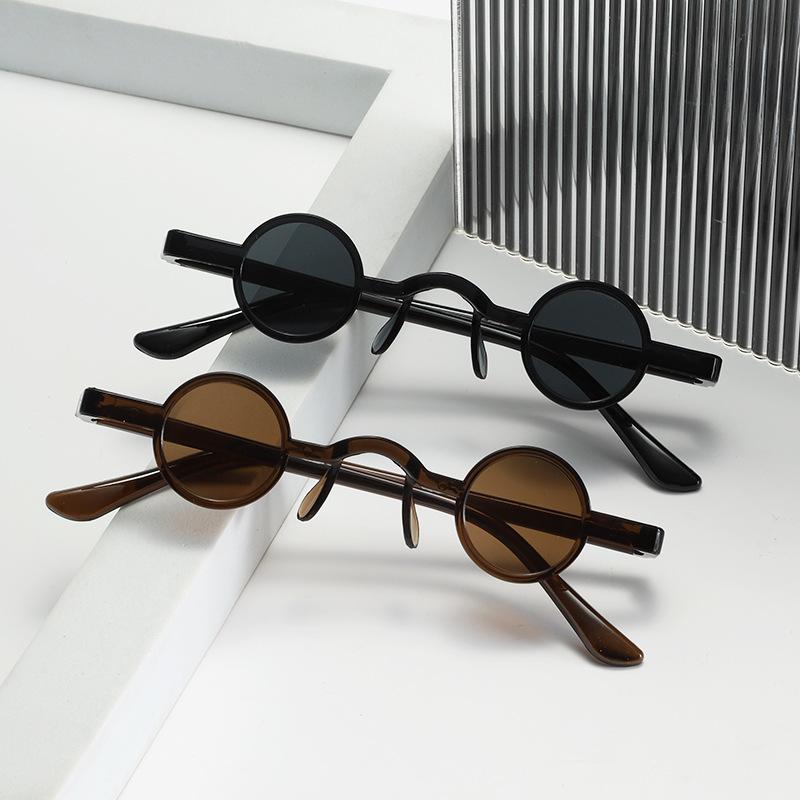 New Mini Fashion Small Glasses Trendy Round Retro Wedding Party Small Frame Sunglasses Internet Celebric Personalized Sunglasses