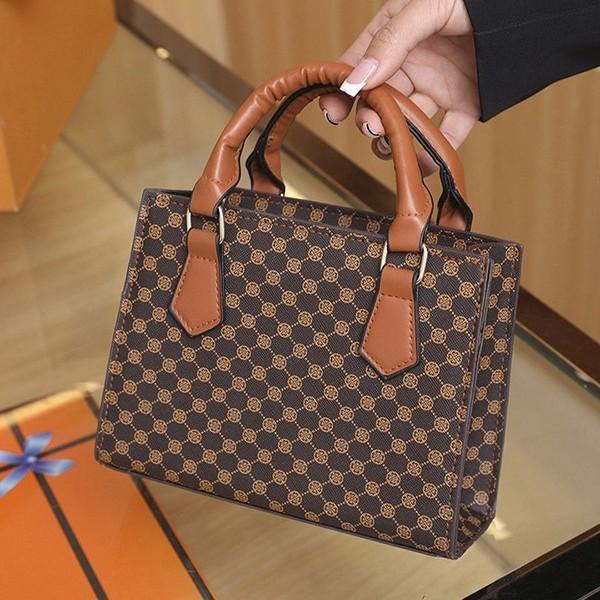 2026 New Trendy Stylish Handbag for Women, Vintage Print Bag, Versatile High-End Shoulder and Crossbody Bag