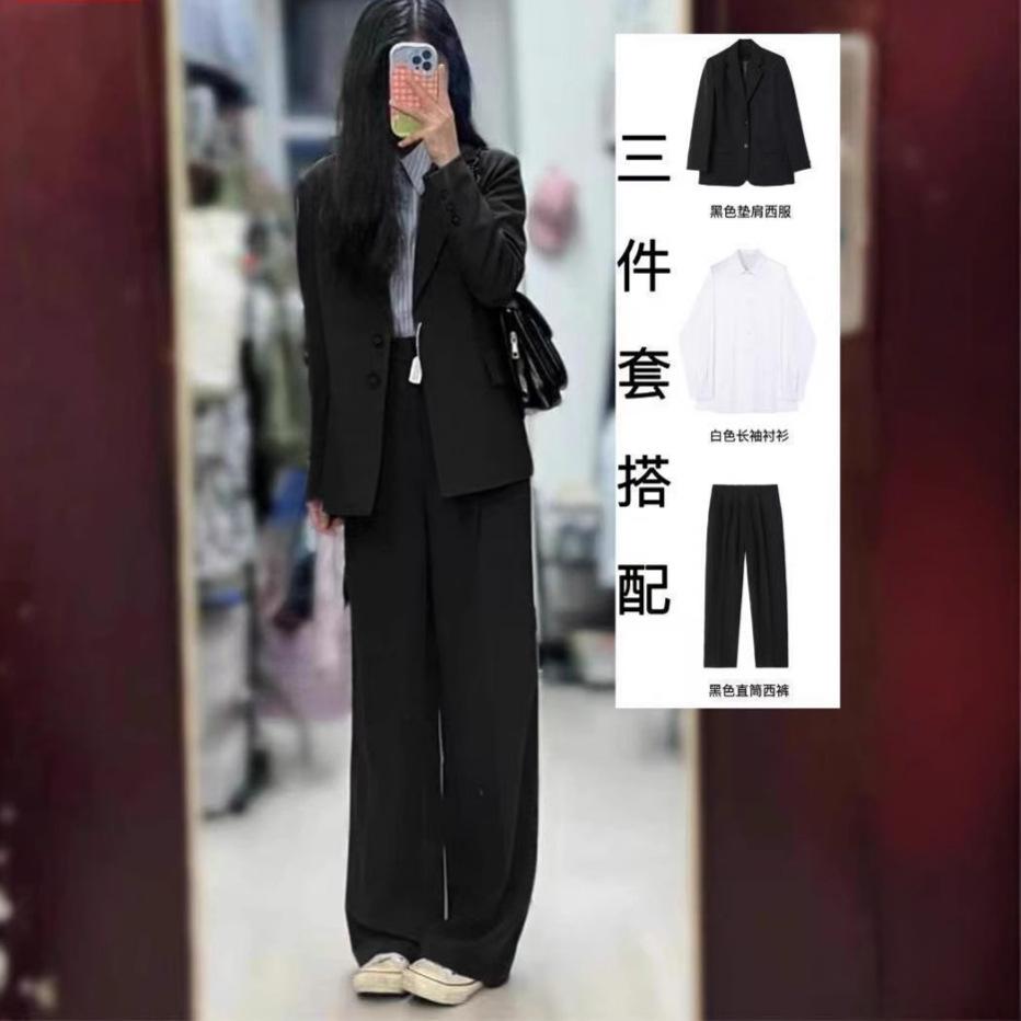 Suit Suit, Feminine 2025 Autumn New Style Casual Professional Small Suit Formal Interview Work Clothes Two-Piece Set