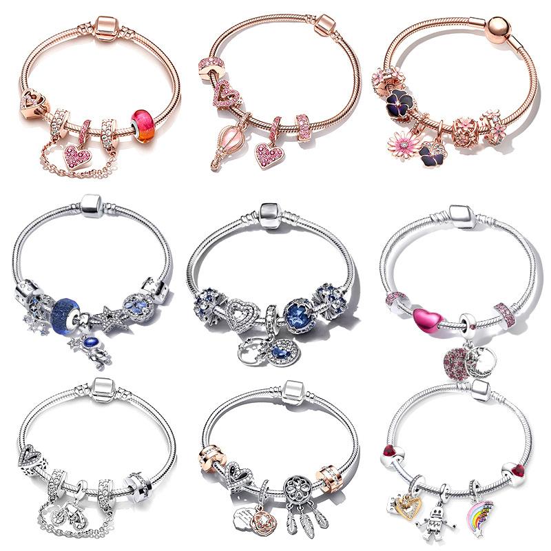 Pan's Simple Style, Direct Cross-Border Supply, DIY Jewelry, Exquisite Women's Bracelet Gift, Factory Wholesale