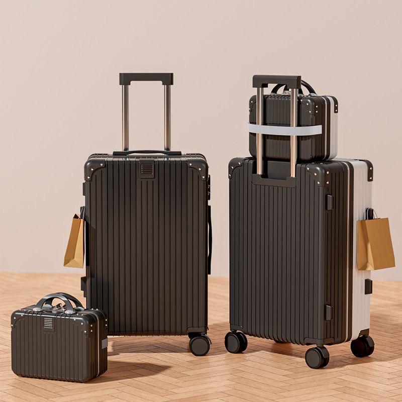 Women's new large-capacity durable password suitcase, student travel case, thickened trolley case with universal wheels, leather case