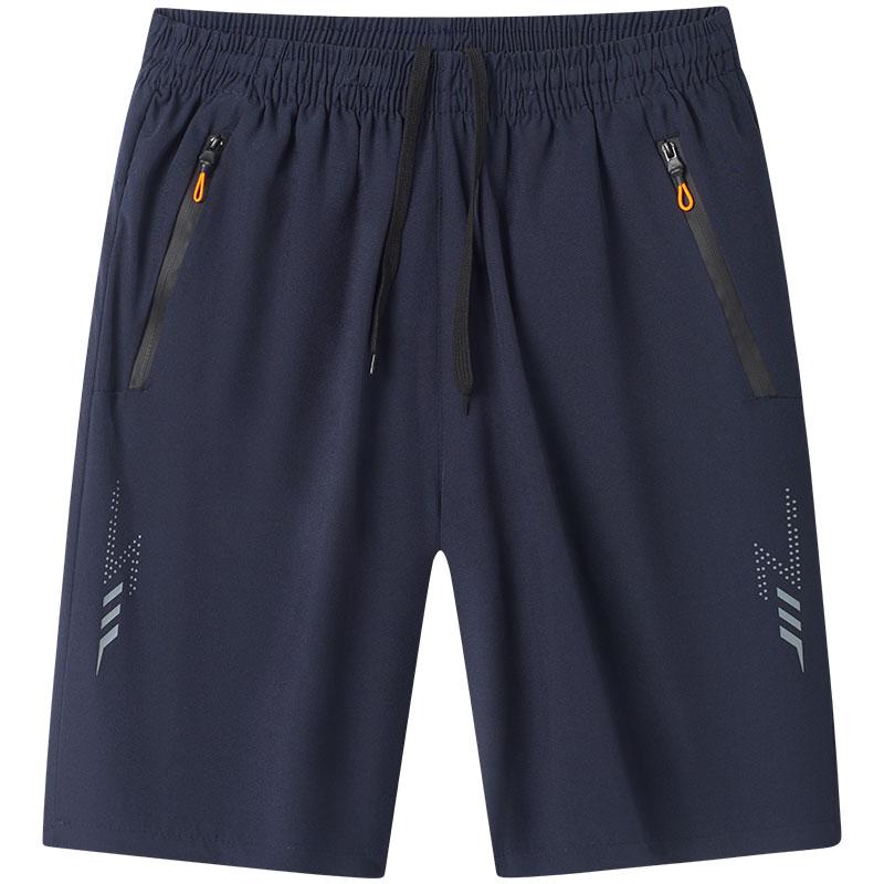 Ice Silk Shorts for Men, Summer 2025, Loose and Breathable, Thin Summer Style, Basketball Sports Shorts, Casual and Versatile