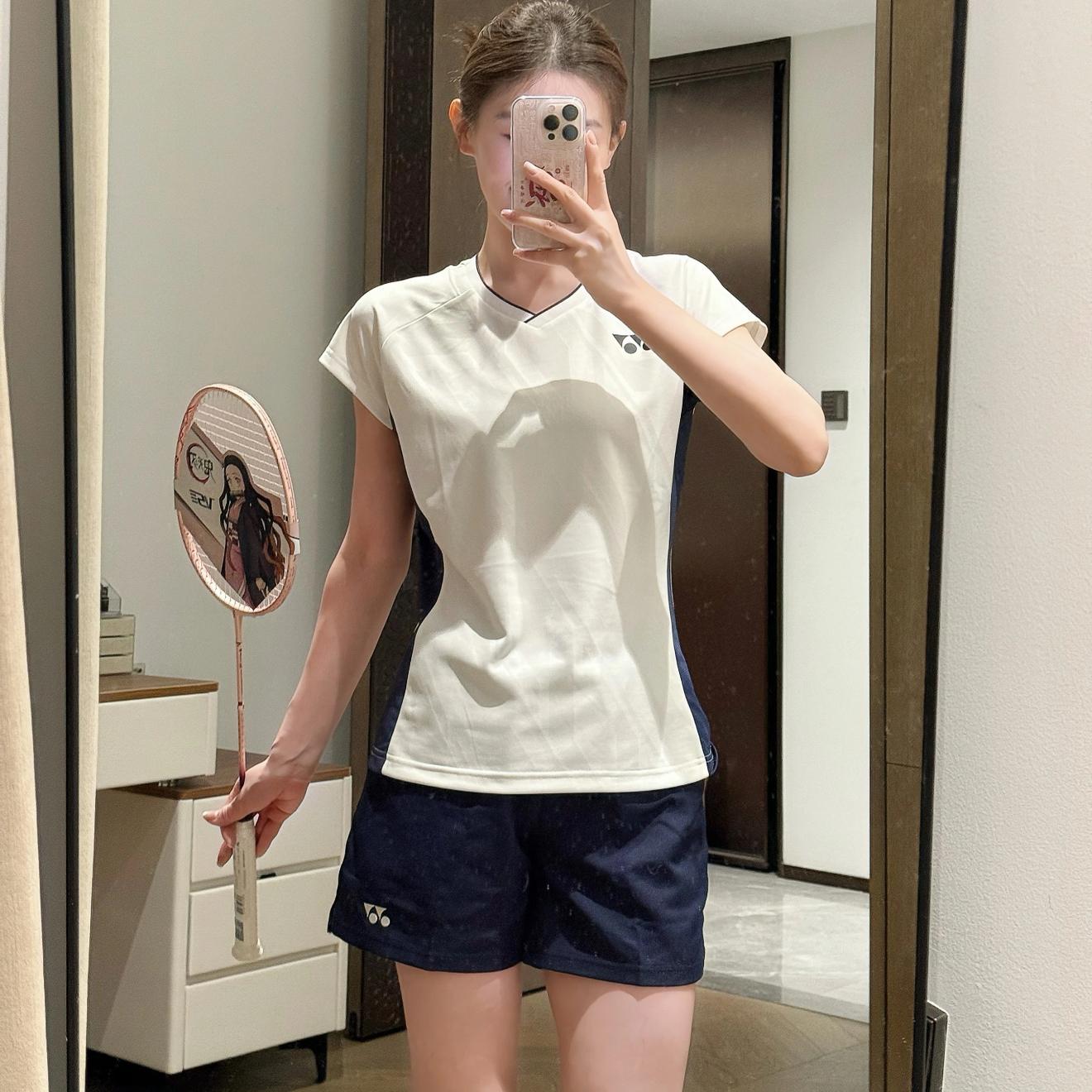 New Yy Badminton Uniforms for Men and Women, Sports Uniforms, Competition Uniforms, Kidsren's Uniforms, Student Training Uniforms, Breathable Club Printed Uniforms