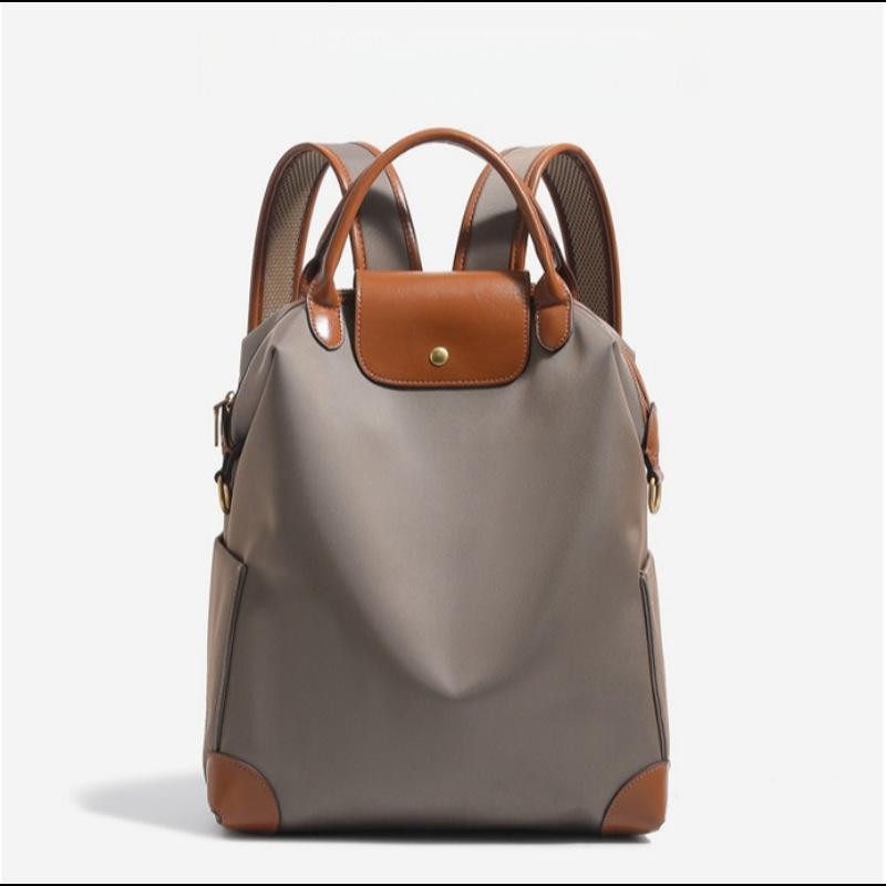 Sleek high-end backpack, commuter laptop bag, lightweight large-capacity nylon backpack, business travel bag