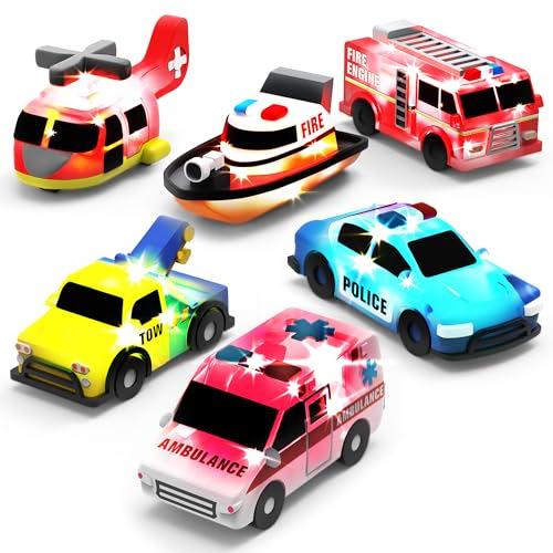 Cross-border best-selling cartoon car toys for infants and toddlers that glow in water, designed for sensory grasping training, educational cognition, and interactive play