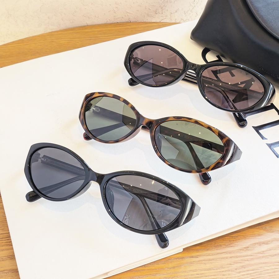 2026 New Fk Brand Sunglasses for Women, High-End Fashion Oval Tr Frame with Polarized Lenses, Trendy for Men