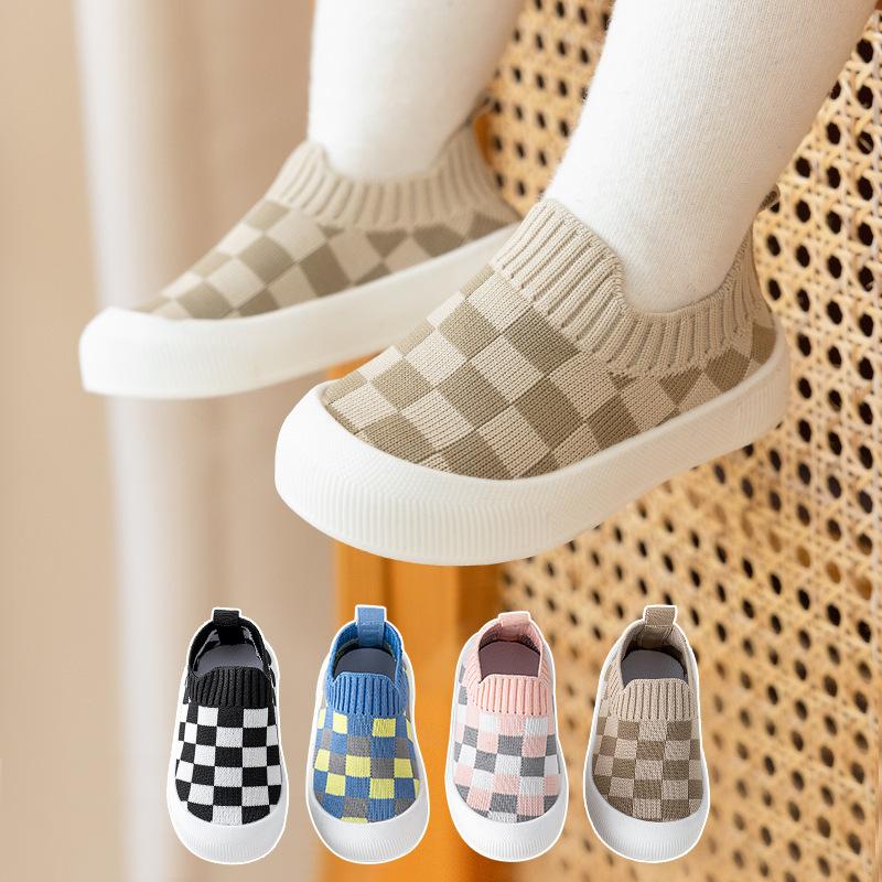 Baby toddler shoes spring and autumn soft bottom non-slip 6 Months 1-3 years old boys and girls shoes breathable non-slip anti-kick outdoor shoes
