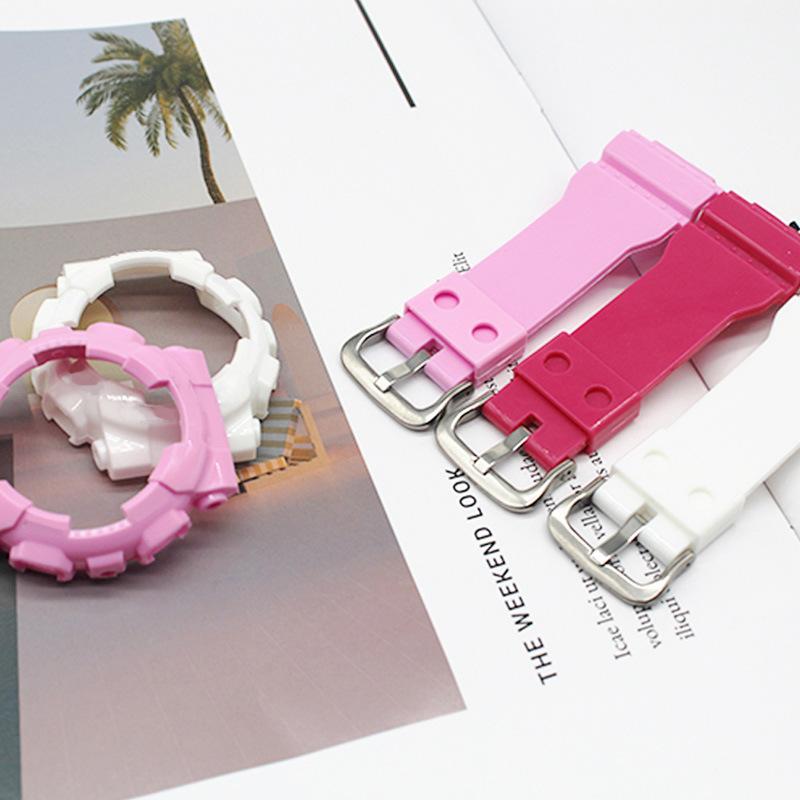 Strap Case Suitable for BA-111 BA-110 BA-112 120 Strap Accessories Women's Resin Watch Strap