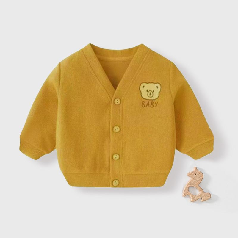 Baby Coat for Spring and Autumn, Cute and Adorable Knitted Cardigan for Boys and Girls, Toddler Clothing, Stylish Spring and Autumn Outfit