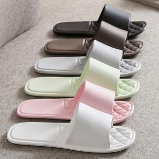 Foldable portable diamond-patterned slippers, lightweight summer sandals for home use, entertaining guests, bathroom, hotel, disposable slippers