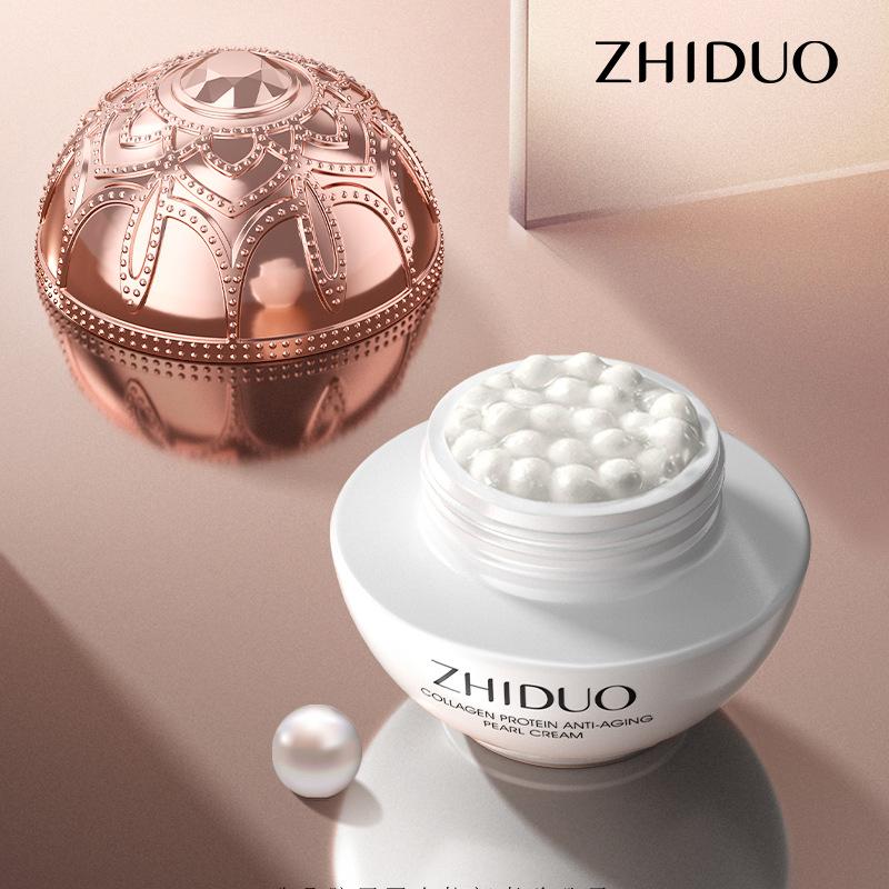 Zhiduo Pearl Collagen Cream Hydrating, Moisturizing and Rejuvenating Pearl Ball Filling Cream Facial Care Wholesale