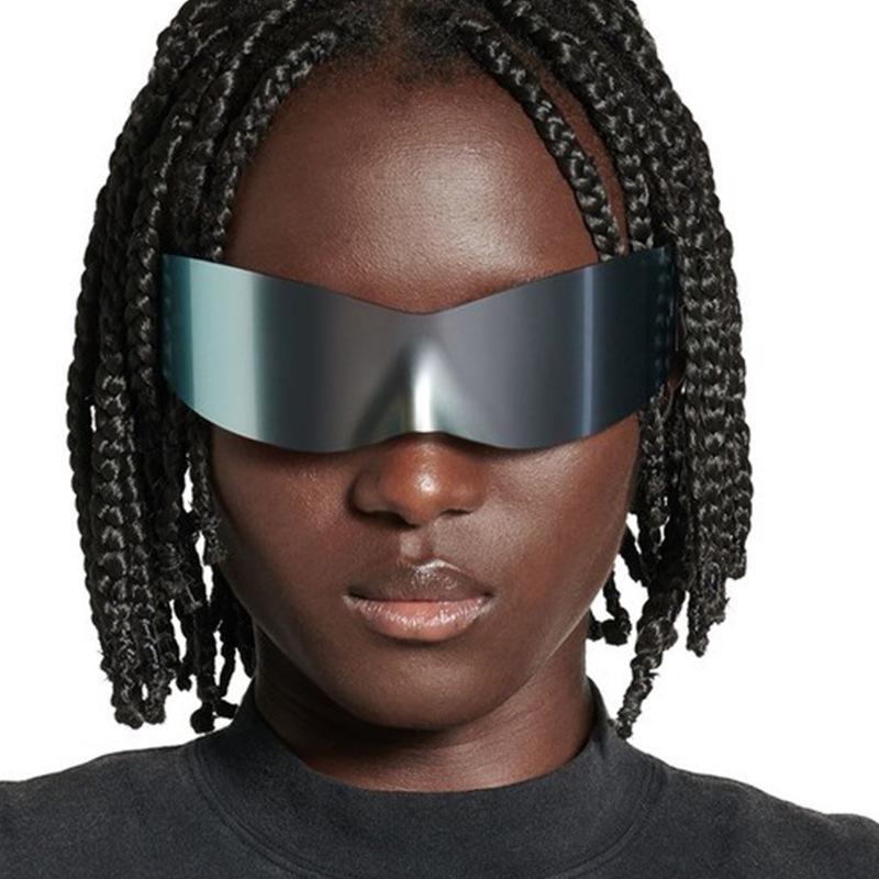 Frameless Siaman Future Technology Sunglasses Ins Cyber Celebrity Hip-Hop Personality Sunglasses Y2K Hot Girls Fashion Sunglasses