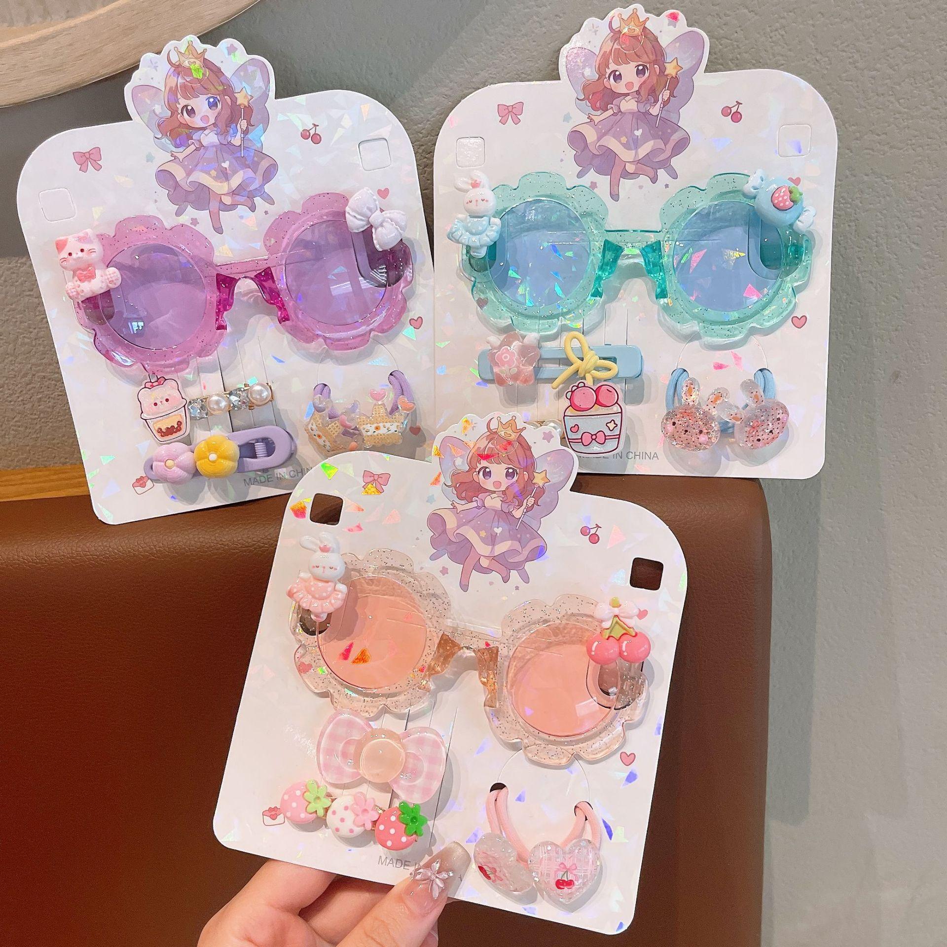 New children's sunglasses, cute baby cartoon sunglasses, girls' sunglasses, decorative and funny photo props, boys' toys