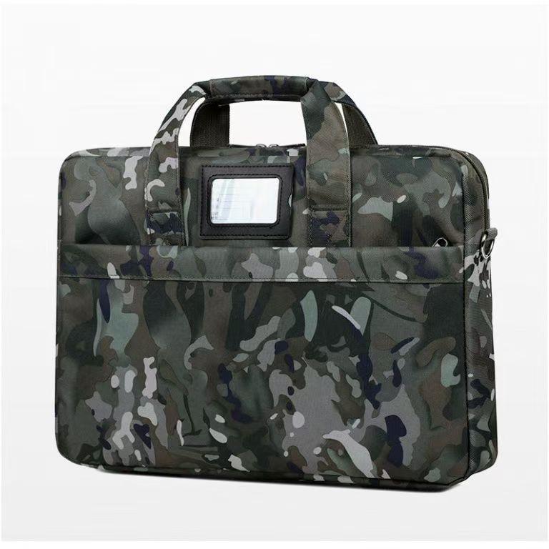 Wholesale Dropshipping Document Bag Military Fans Outdoor Multifunctional Briefcase Handbag Camouflage Computer Bag Conference Bag