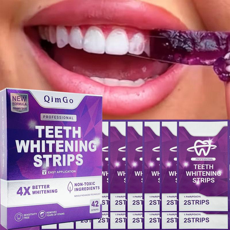 Cross-Border Supply of Residue-Free Dry Tooth Strips, New Gentle Cleaning Tooth Stain Remover, Disposable Tooth Strips for Whitening