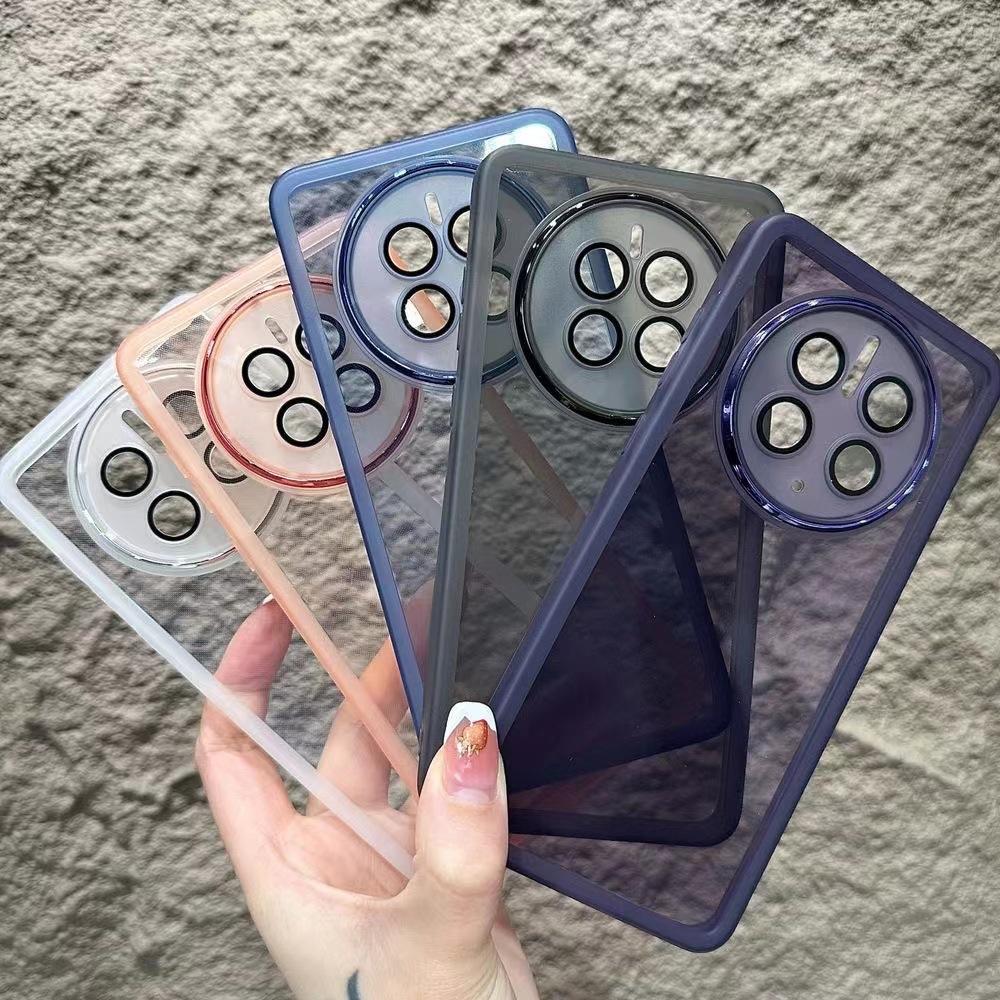 Suitable for Changwan 70Plus, Honor X70, P80, Charming Electroplated Transparent Tpu Soft Phone Case with Lens Film