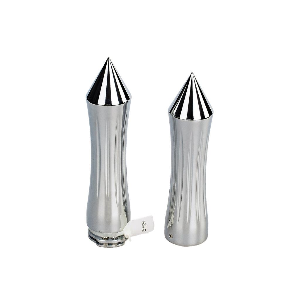 Motorcycle modified accessories modified CNC aluminum alloy bullet handle 25mm handle rubber sleeve