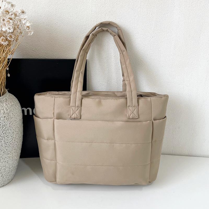 Nylon Cloth Handbag for Women, Lightweight and Simple Tote Bag, Commuting Shoulder Bag, Large Capacity Crossbody Bag Wholesale