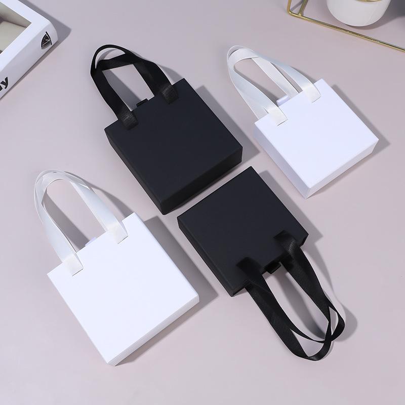 Spot Wholesale Portable Drawer Box Cross-Border Hot Selling Paper Jewelry Box Ring Earrings Bracelet Necklace Jewelry Box