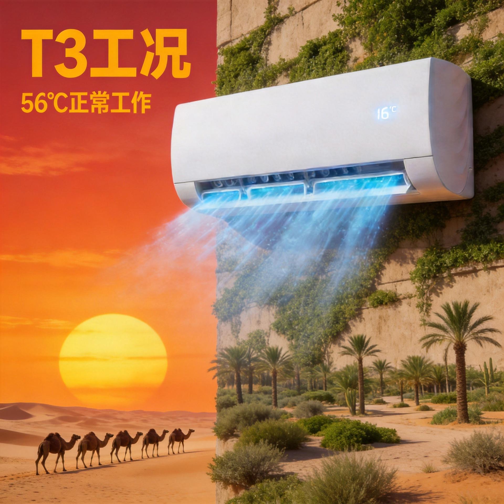T3 Air Conditioner 12000/18000/24000/30000Btu Middle East Saudi Arabia Gcc Saso Certified 56-Degree Air Conditioner