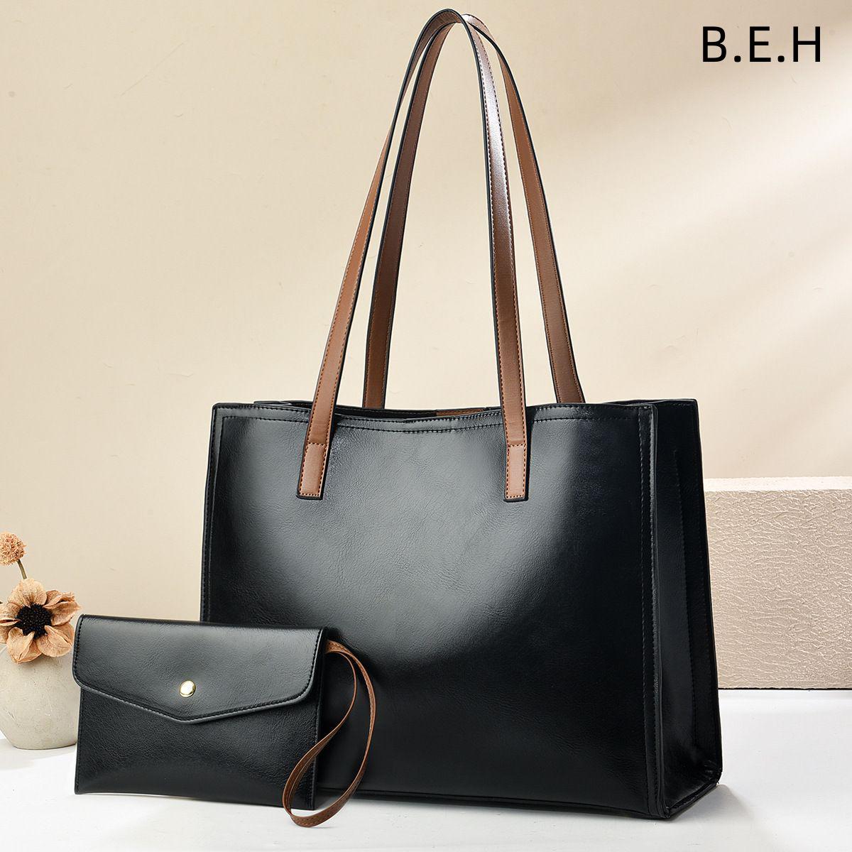 Tote Bag, Totebag, Mother-Daughter Bag, Textured Pu, Taizhou Women's Bag, Cross-Border Underarm Bag, Shoulder Bag, Beh Bags