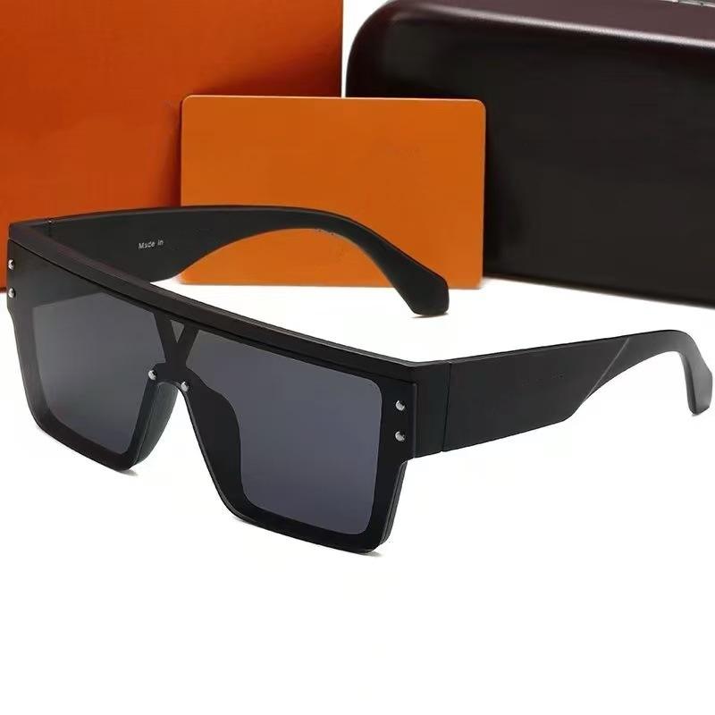 New European and American style one-piece fashion personality designer sunglasses for women with mercury-printed lenses, trendy sunglasses for men, cross-border