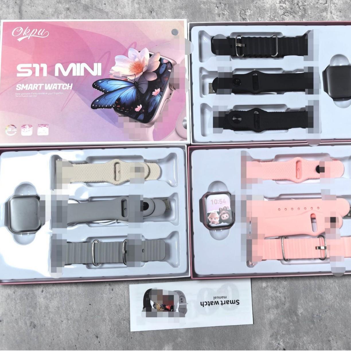 Huaqiangbei Foreign Trade Hot-Selling Product S11Mini Smart Watch 41mm Black Technology Smart Island Bluetooth Call Factory