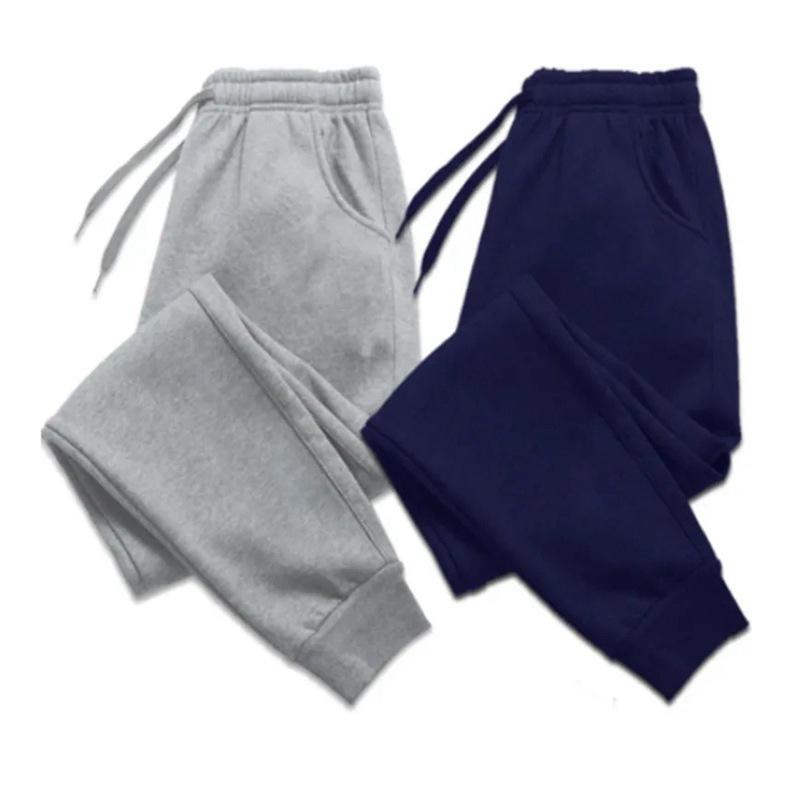 plus size sports pants men's loose toe pants fleece-lined fitness running casual pants toe pants wholesale