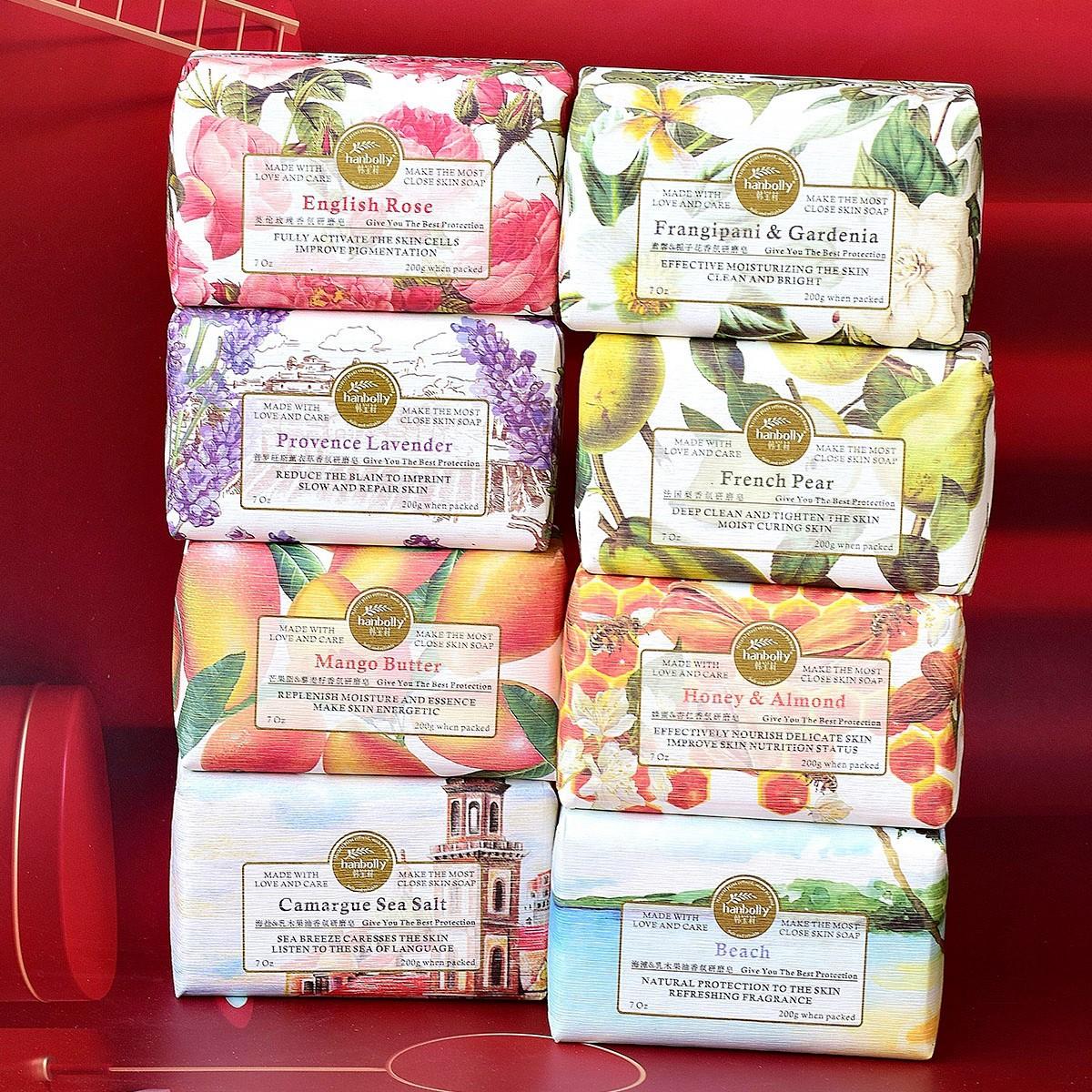 Han Baoli soap grinding soap fragrance soap essential oil soap handmade soap wedding companion gift box practical small objects