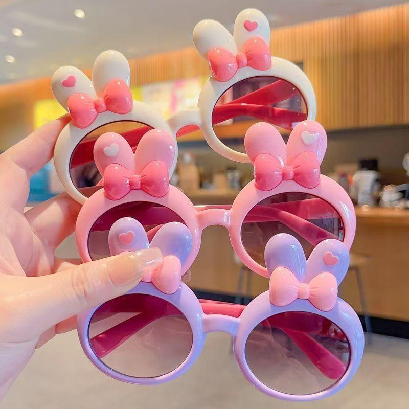 Little Rabbit Women's Children's Sunglasses Cute Sunglasses New Princess Baby Fashion Sun Shade Cartoon Toy Glasses