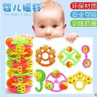 Manufacturers wholesale children's hand rattle baby toys stall rattle toys wholesale educational toys