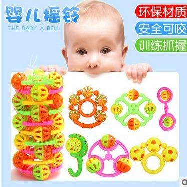 Manufacturers wholesale children's hand rattle baby toys stall rattle toys wholesale educational toys