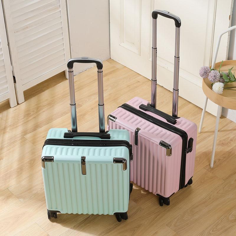 Good-Looking 18inch Boarding Suitcase, Lightweight Suitcase, Business Small Suitcase, Supports Processing DIY Printed Logo