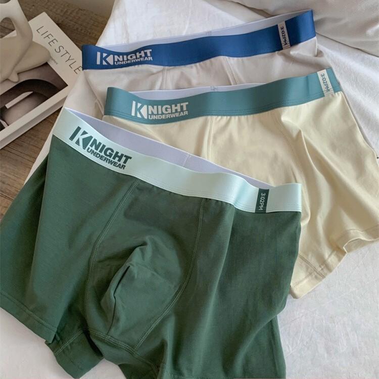 Plus Size Men's Underwear Pure Cotton Type a Cotton Comfortable Loose Underwear Men's Autumn Pure Cotton Boxer Briefs 7A Antibacterial Partition Wholesale