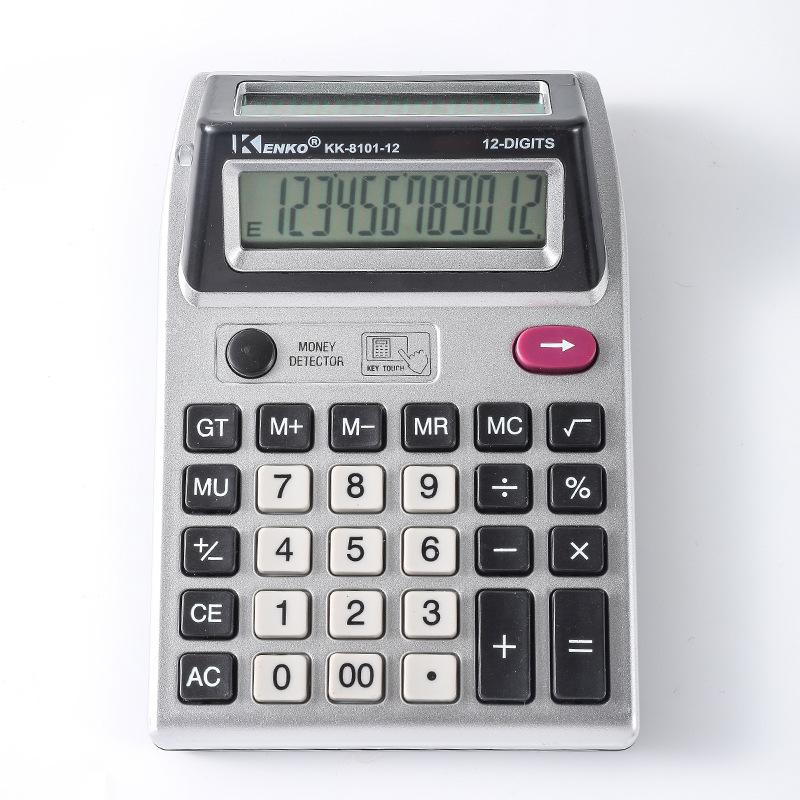 12-bit double-sided screen desktop calculator wholesale financial accounting office dedicated 8101 computers