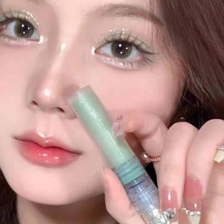 Cappuvini Double Head Liquid Eye Shadow Sequins Brightening Silkworm Lying Liquid Tears Makeup Beauty Makeup Pearlescent Matte Eye Makeup