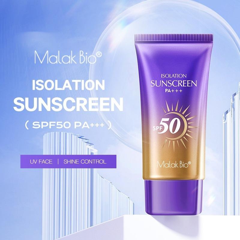Whitening Sunscreen Lotion Spf50+ Sunscreen Cream, Anti-Uv, Refreshing and Long-Lasting Whitening Sunscreen Cream, Three-In-One Sunscreen Lotion
