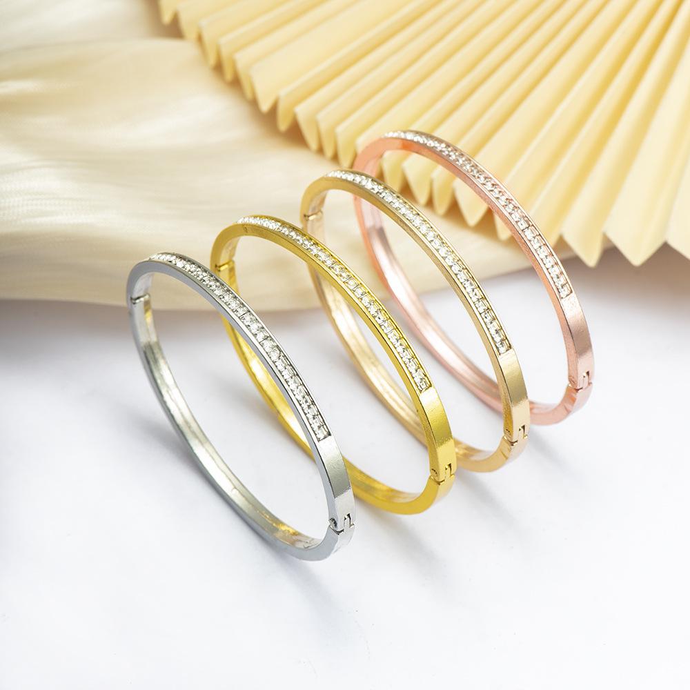 Cross-border explosions square diamond bracelet ladies bracelet wholesale jewelry accessories new jewelry diamond European and American foreign trade jewelry