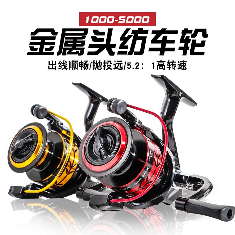 Spinning Wheel All-metal Luya Longtou Fishing Wheel Sea Rod Fishing Wheel Rock Fishing Imitation Car Fishing Wheel