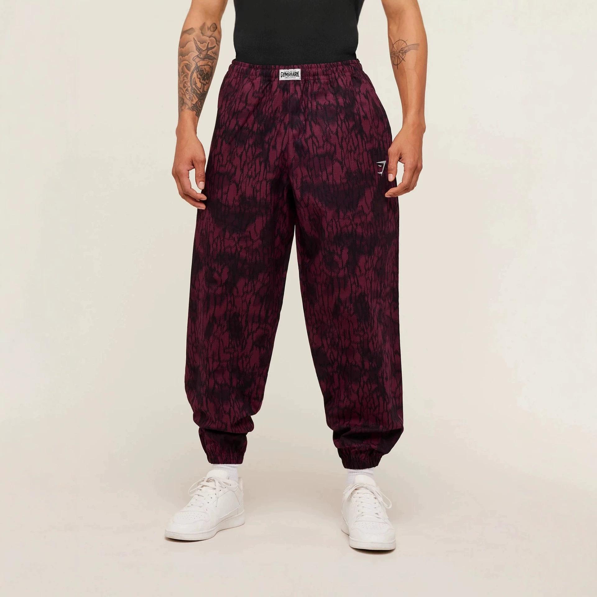GYMSHARK Men's Sports Pants Summer New Style Jogger Casual Long Pants for Muscle Fitness Outdoor Running Training Pants