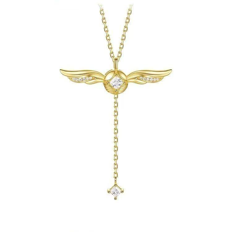 Fanjia White Copper with Logo Harry Potter Joint Series Golden Snitch Necklace Exquisite Elegant Clavicle Chain Gift