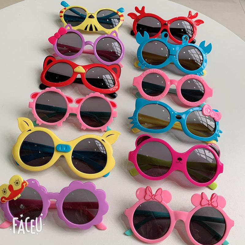 New Children's Sunglasses, Cute Boys and Girls, Fashionable Shape Sunglasses, Baby Decorative Candy Glasses Toys
