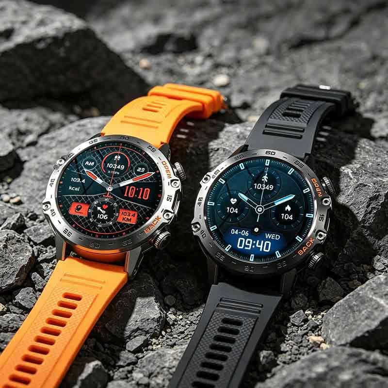 Cross-Border K52 Smart Watch with Heart Rate Monitoring, Bluetooth Calling, Information Push, Step Counting, Multiple Menus, Multiple Watch Faces, and Sports Features