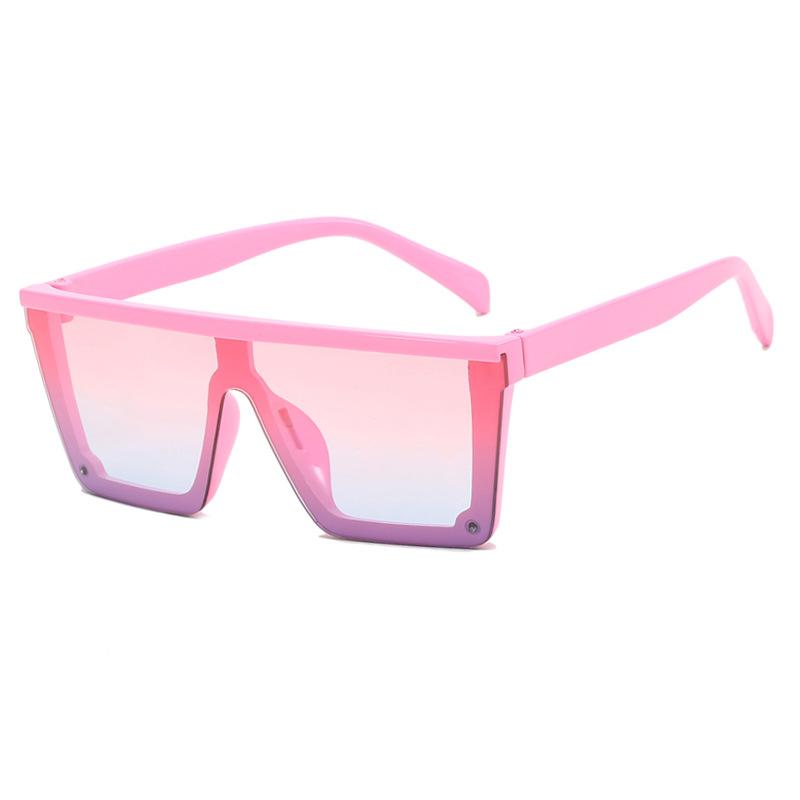 Children's Sunglasses Trendy Boys' and Girls' Fashion Street Photoshoot Large Frame Glasses Boys and Babies Sunglasses UV Protection