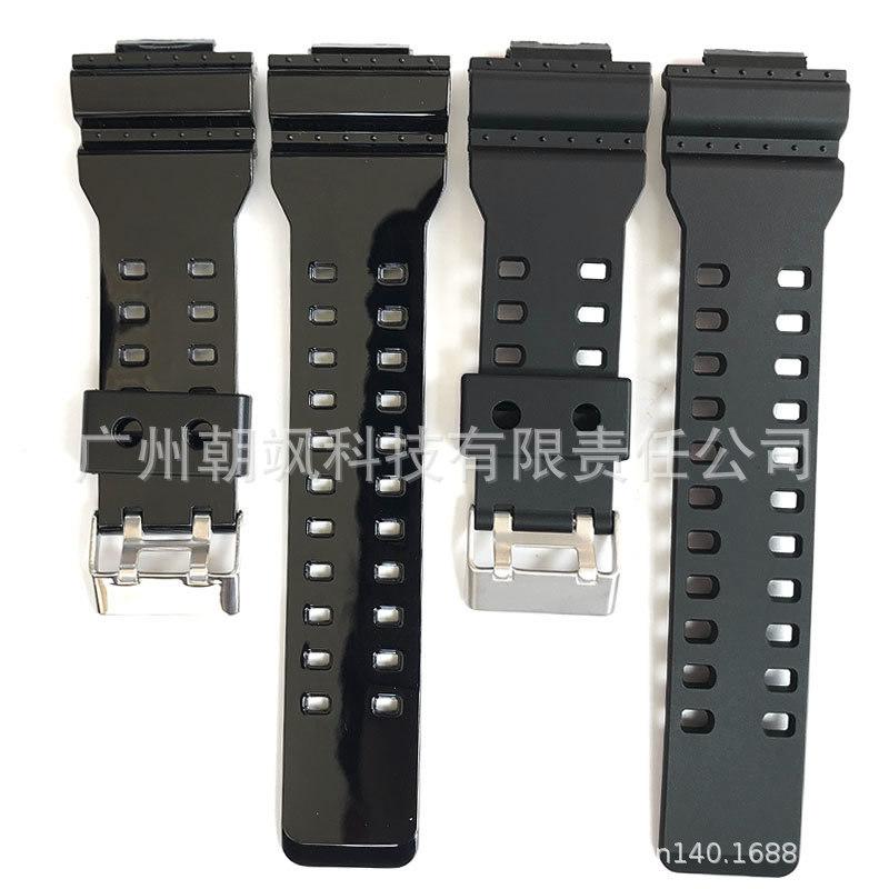 Substitute Casio G-Shock Ga110Gb Black Gold Watch Strap Ga100/120/700 Rubber Strap Replacement
