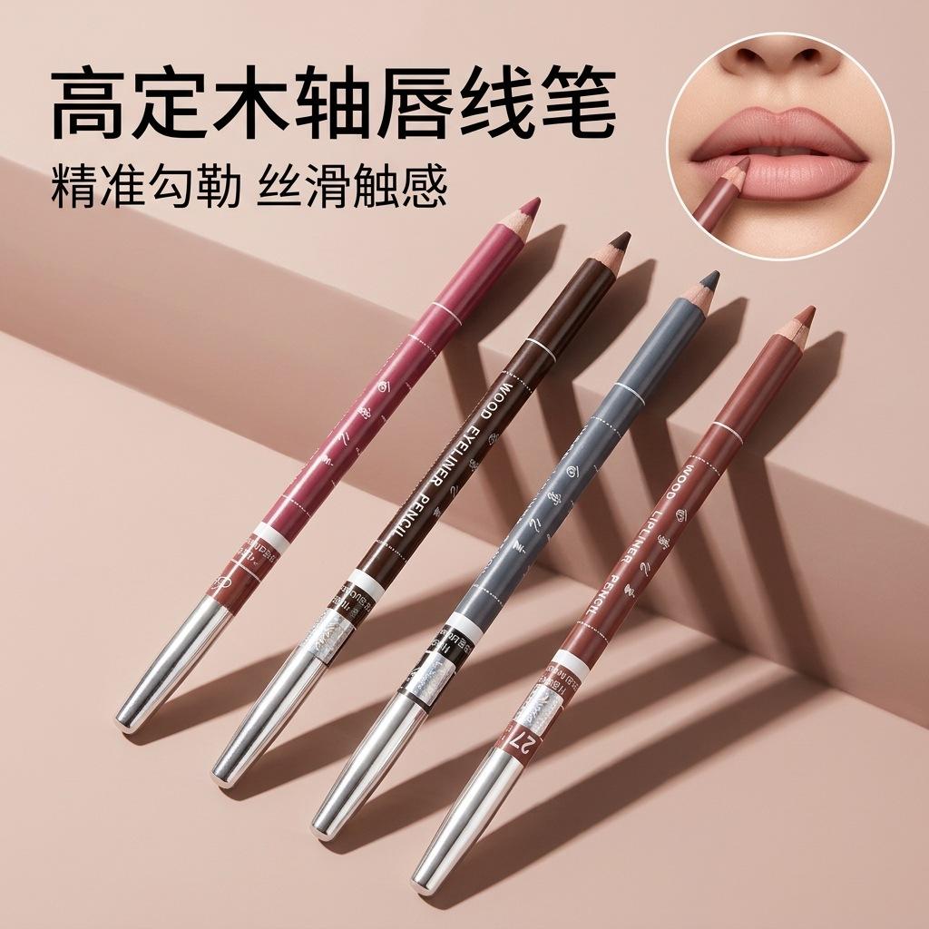 Snow White Lip Liner Is Not Easy to Fade or Transfer, Matte Nude Color, Does Not Stick to the Cup, Davis Lipstick