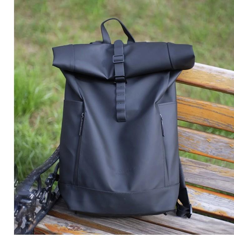 Swedish Trendy Brand Nordic Style Computer Backpack Roll Cover Waterproof Trendy Cool Fashionable Men's and Women's Student Computer Schoolbag