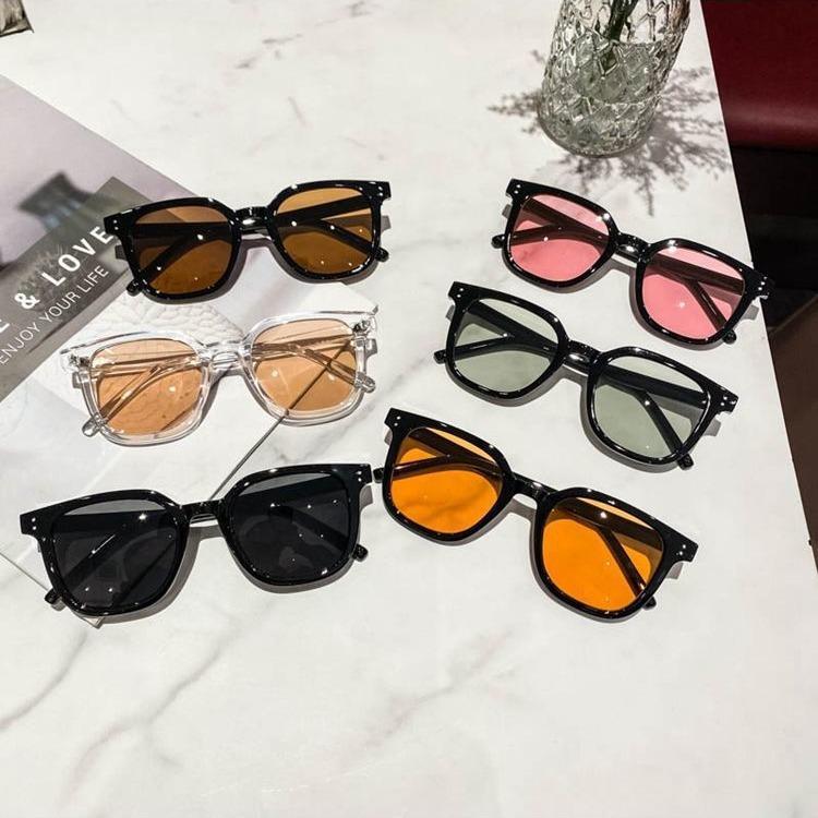 2022 New Sunglasses for Men and Women, Neutral European and American Personalized Square Frame Sunglasses, Internet Celebrity Popular Sunglasses, Mirrors