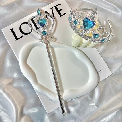 Frozen Children's Crown Tiara Elsa Princess Magic Wand Children's Accessories Girls' Tiara Headband Wholesale